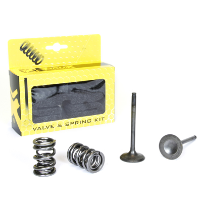 Steel Exhaust Valve/Spring Kit  ad. Kawasaki KX450F '06-08 + KFX450R