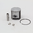 Piston kit ad.Minarelli Scooter (LC) (GI) D.47A bisulfure coated