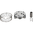 Piston kit ad. Honda CRF 250 R/RX 18-19 D.78,98 C (High Compressed)