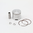 Piston kit ad. Minarelli AM ITALKIT (OEM Stroke) D. 47,97 C 2 rings