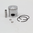Piston kit ad. Malossi Yamaha D. 48 2 rings
