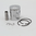 Piston kit ad. Peugeot Elyseo-Speedfight-Trekker 100 cc. D. 52