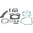 Top End Piston Kit ad. YAMAHA D.77 YZ250F 08-13 HC (76,98)