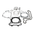 Top End Piston Kit ad. SUZUKI D.77 RMZ250 07-09 HC (76,98)