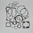 Complete Gasket Set ad. Yamaha 125 YZ S/T/U 86-88
