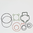 Complete Gasket Set/O-rings ad. Piaggio Quartz