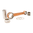 Connecting rod ad. Honda ATC 250 R 81-84