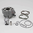 Cylinder kit ad. Derbi Senda 2000 49 cc. (2 rings)(head 2 pcs.)