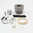 Cylinder kit ad. Derbi Senda 2006 (M.Piaggio) 80 cc.D.48 Stroker (42) (1 ring)(h