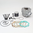 Cylinder kit ad. Derbi Senda-GPR 2000 a 70 D. 47,6 mm. (2ª serie) (1 ring)(head