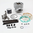 Cylinder kit ad. Derbi Senda Euro-3 a 85 cc.D.49 (14) Stroker(45)1 seg.(head 2 p