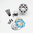 Cylinder kit ad. Derbi Senda Euro-3 a 88 cc.D.50 (B.14) Stroker(45)(1 ring)(head 2