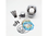 Cylinder kit ad. Derbi Senda Euro-3 a 88 cc.D.50 (B.14) Stroker(45)(1 ring)(head 2