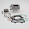 Cilindro ITALKIT ad. Kawasaki KX 250 F 04-05/Suzuki RMZ 04-06 D. 77