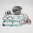 Cilindro ITALKIT ad. KTM  125 SX 16-22 Piston Cabeza Plana (2 seg.) D. 54