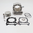 Cylinder kit ad.KYMCO 250 MXU-KXR-Bet&Win-G.Dink-Xciting/PGO