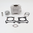 Cilindro ad. Kymco 125 G5 i (4Valv.-Aire) (LEB1)(Motor SR25) D. 54 mm. (15)