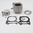 Cylinder kit ad.KYMCO MXU-Bet & Win-Xciting/PGO Transf.a 300 cc.