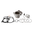 Cylinder kit ad. Husqvarna 250 FC 16-20/KTM SX-F 16-20/XC-F 16-20 a 270 cc.D.81