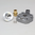 Culata completa ad. Derbi Senda-GPR Euro2 410 D.47,6 a 80cc. (C.L.44,9) (2pz)