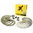Juego Discos Embrague ad. Kawasaki KX500 '87-04
