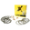 Complete Clutch Plate Set ad. Kawasaki KX80/85/100 '98-25