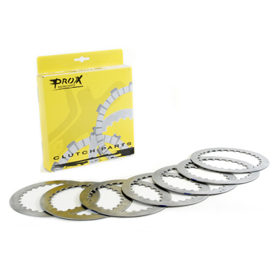 Juego Discos Embrague Acero ad. Honda CRF450R '02-16, '21-25 + TRX450R '04-14