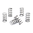 Clutch Spring Kit ad. Kawasaki KX60/65 '83-19 + RM65 '03-05