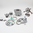 Engine kit ad. Minarelli AM D.48 (308-3) 70cc. (OEM-Stroke)(1ring)(head.2pz)