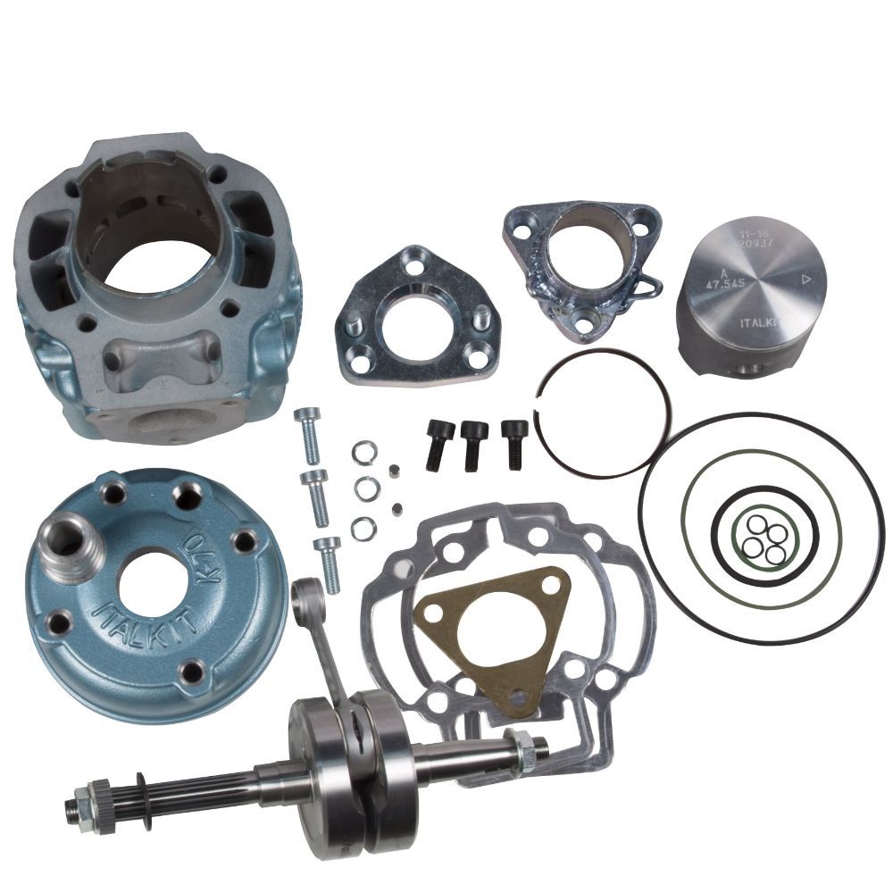 Kit Cylindre Top 2Plus 70cc Pour Piaggio NRG Extreme 50 2T LC - Diam. 47.6mm - Ref. 9920590