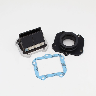 Reed Valve Double Prism ad. Aprilia 125 RACING with rubber pipe manifold (Øinn.40)
