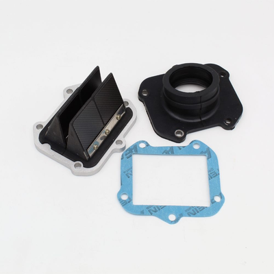 Caja láminas CARBONO doble Prisma, ad. Aprilia 125 Compet.con t.adm.(Ø int.40)