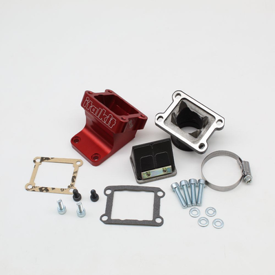 CNC Aluminum Case RACING with Reed Valve Double VETRONITE reeds & rubber pipe (D.in.35)