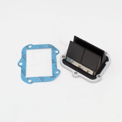 Reed Valve Double Prism, CARBON reeds ad. Aprilia 125 RACING with diffuser (W/O pipe)