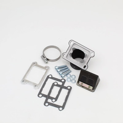 Reed Valve, Double VETRONITE reeds, rubber manifold for Dellorto carb & diffuser ad. Minarelli AM