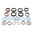 Fork Rebuild Kit ad. Husaberg/Husqvarna/KTM 125-150-250-300-350-450 XCF-SX-SXF 1