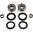 Front Wheel Bearing Rebuild Kit ad. Honda TRX 400FW 95-03/450E-ES 98-04 FE-FM 02