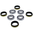 Front Wheel Bearing Rebuild Kit ad. Yamaha 600 Grizzly 99-01/660 02