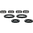 Kit rod.y ret.rueda del.ad.Yamaha BADGER 92-01