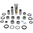Linkage Rebuild Kit ad. Honda CR 125-250 R 98-99
