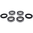 Kit rod.y ret. rueda trasera ad.Arctic Cat  ATV 400 2000-2002