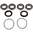 Rear Wheel Rebuild Kit ad. Suzuki  LTA 400 Eiger 2003-2007