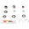 Rear Shock Absorber Rebuild Kit ad. Honda CR 125-250R 97-04/CRF 250R 04-05/450R