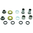 Swing Arm Rebuild Kit ad. Suzuki RM 125 87-88