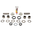 Swing Arm Rebuild Kit ad. Yamaha YZ 125 87