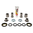 Swing Arm Rebuild Kit ad. Suzuki RM 250 89-95/RMX 89-98