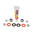 Rear Shock Absorber Rebuild Kit ad. Suzuki RM 125-250 90