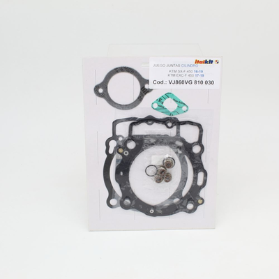 Top End Gasket Set ad. Gas Gas MC-F 21/Husq.450 FC16-21FE17-21/KTM EXC-F17-21-SX