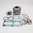 Cylinder kit ITALKIT ad. KTM  125 SX 16-22 Piston Flat Head (1 ring) D. 54