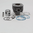 Cylinder kit ad. Vespino SC/AL/ALX/F9/Velofax Ø44 Big bore to 65cc.